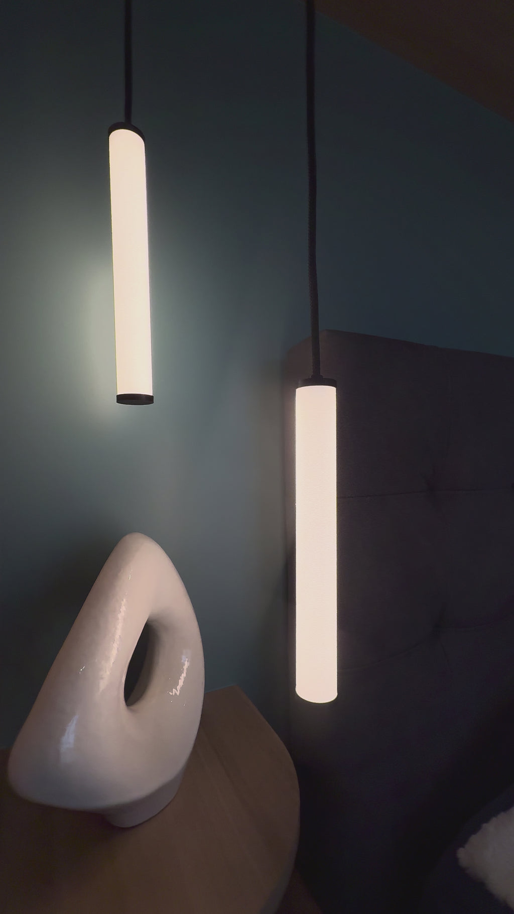 Lampe tubulaire imprimée en 3D